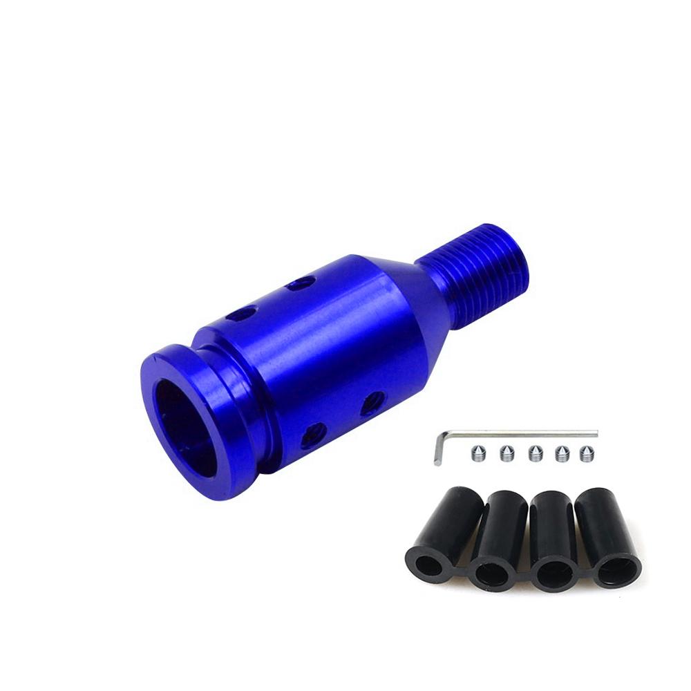 Universal Car Manual Gear Shift Knob Adapter For M18x1.5/M10x1.5/M12x1.25 Thread Aluminum Alloy for Car for Racing Game