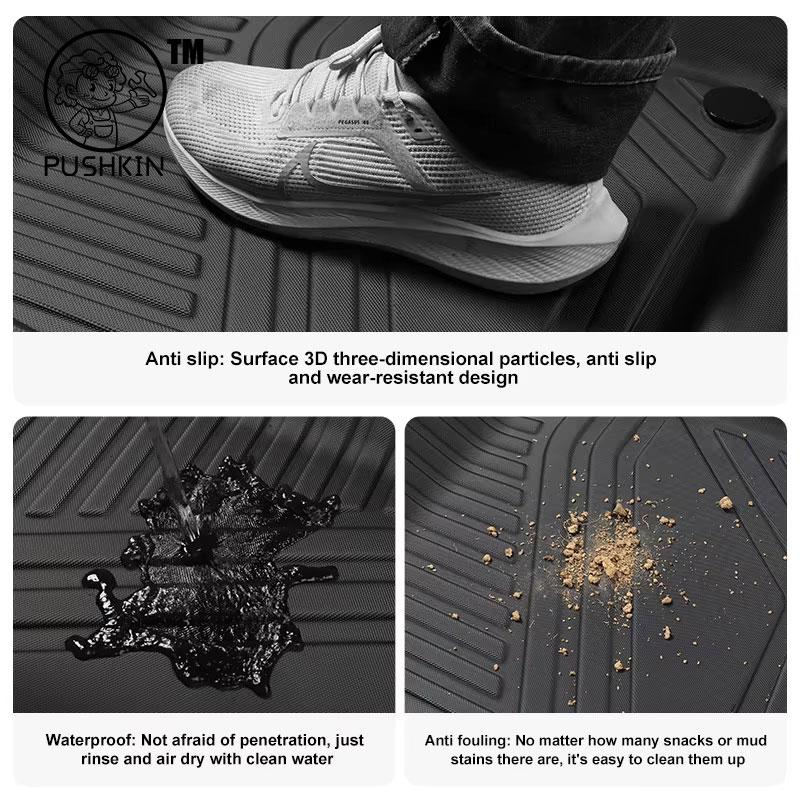 RHD LHD For Chery Tiggo 7 Pro Max Ebro S700 2026 2025 2024 Floor Mats Trunk Mats TPE Front Rear Cargo Liner Mat