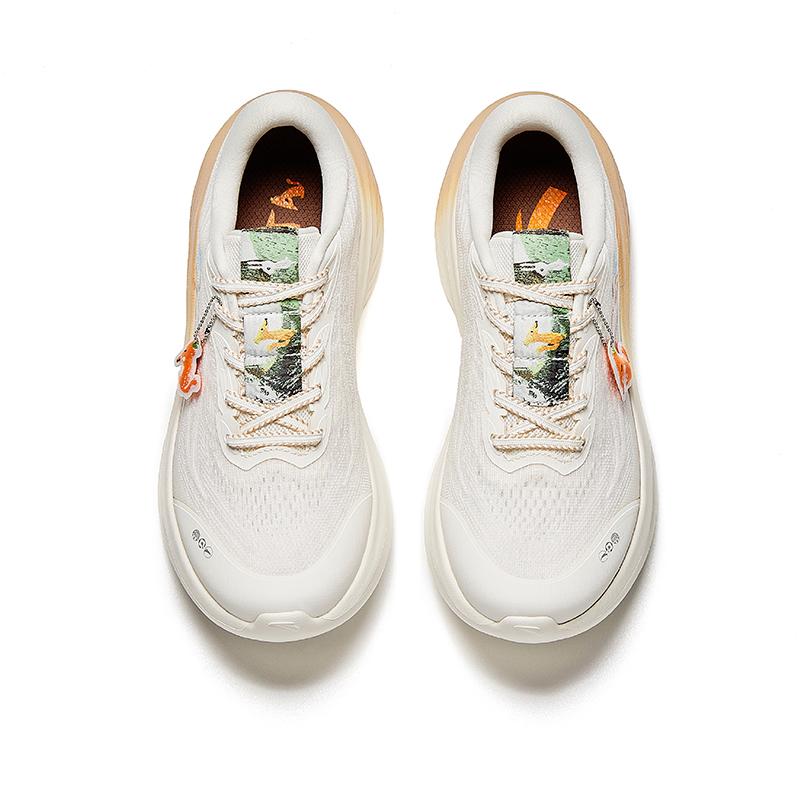 Anta Leaf 7.0 Abrasion Resistant Slip Resistant Low Top Running Shoes Women's Ivory White 922625527-7