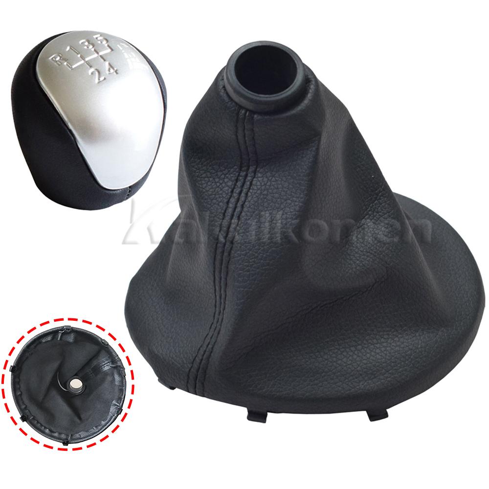 Gear Stick Shift Knob Gaiter Boot For Kia CERATO Forte 2009-2012 Forte Koup Car Manual Gear Shift Knob Leather Dust-cover Boots