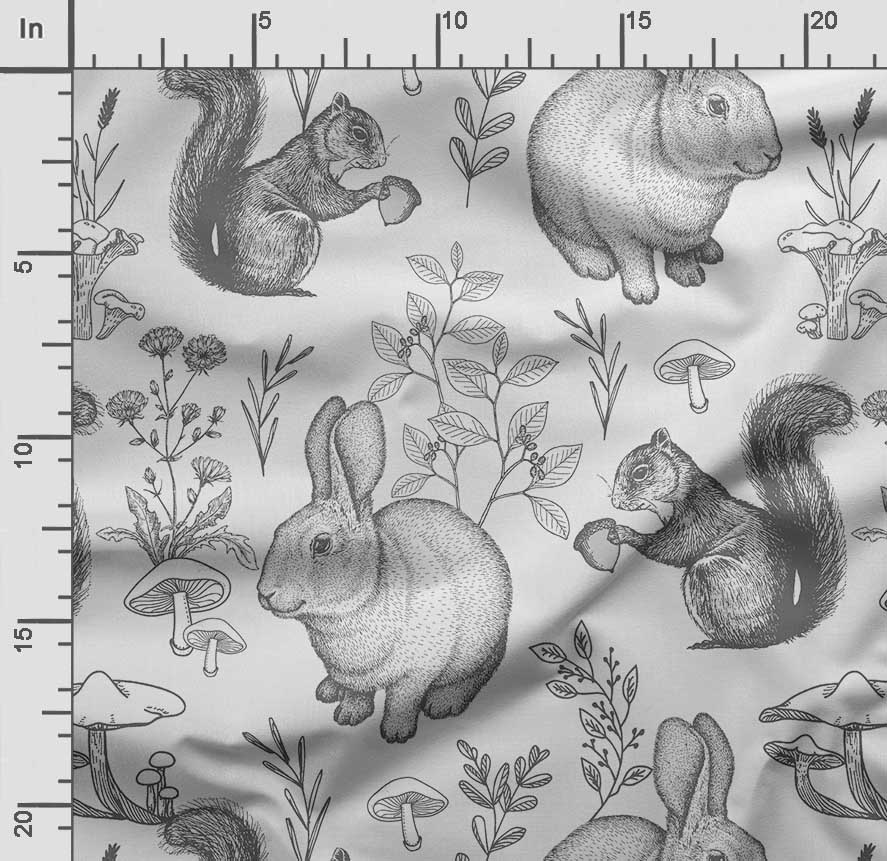 Soimoi Animals Print,  Cotton Cambric, Quilting Fabric Sold by The Yard 42 Inch Wide, Medium Weight Cotton Fabric, Sewing  Supplies,