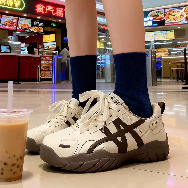 Retro platform German training shoes women's 2025 autumn new Forrest Gump shoes casual versatile outdoor non-slip mountaineering sports shoes