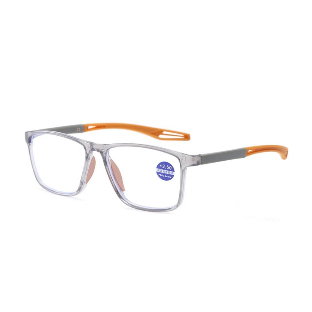 TR90 Sport Reading Glasses Men Ultralight Anti Blue Light Presbyopia Eyeglasses Men's Hyperopia Optical Eyewear Diopters