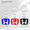 3D Metal Car Logo Key Rings Keyring Keychain For Honda Mugen Power S Jazz City Civic Inspire Accord FIT HRV CRV Odyssey Jade MV1