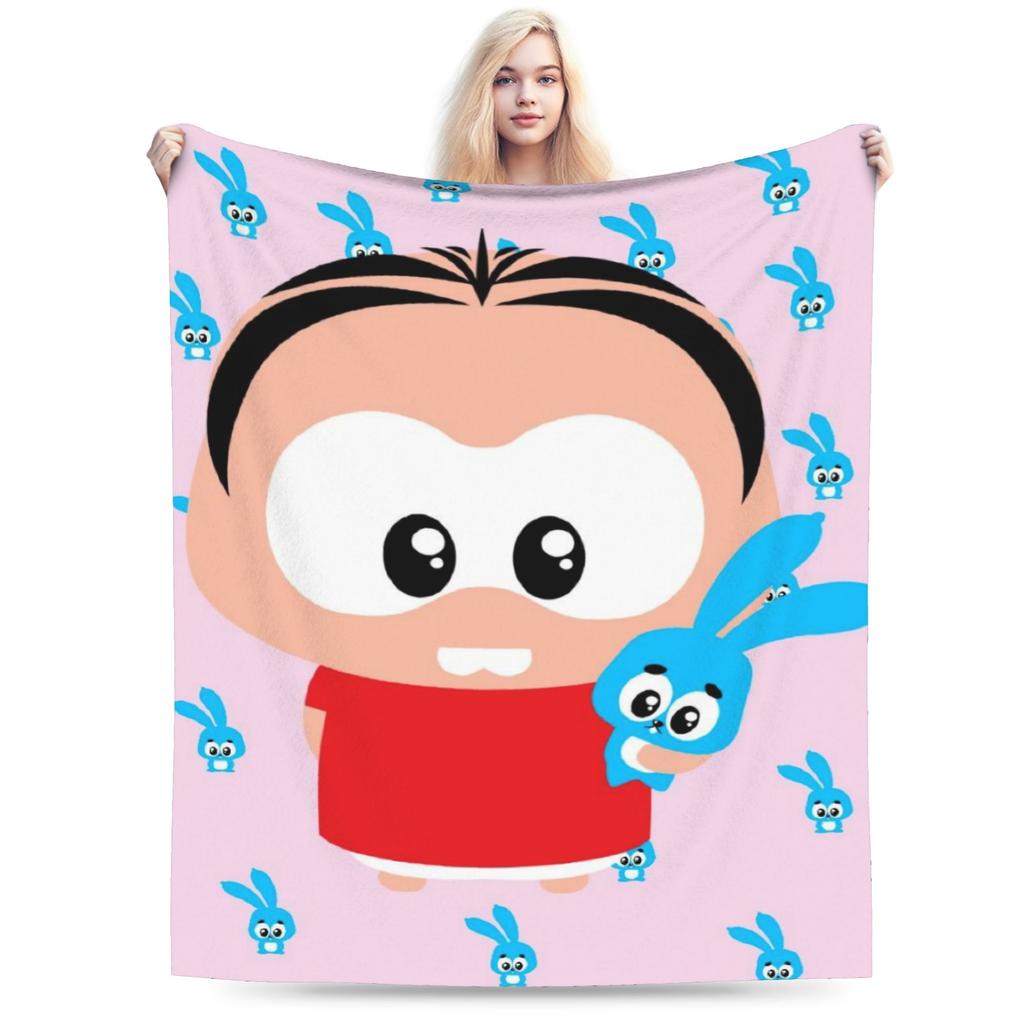 Anime Magali Festa Super Soft Blanket For Chair Sofa Bed Novelty Bedding Throws Winter Picnic Flannel Bedspread