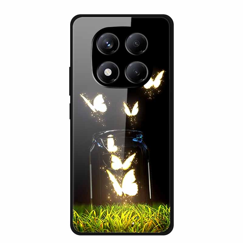 Luxury Case For Redmi Note 14 Pro 4G Tempered Glass Cover For Xiaomi Redmi Note14 Pro 4G Phone Cases Fashion Protective fundas