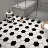 Adesivo da Pavimento Moderno Minimalista Autoadesivo per Bagno, WC e Cucina