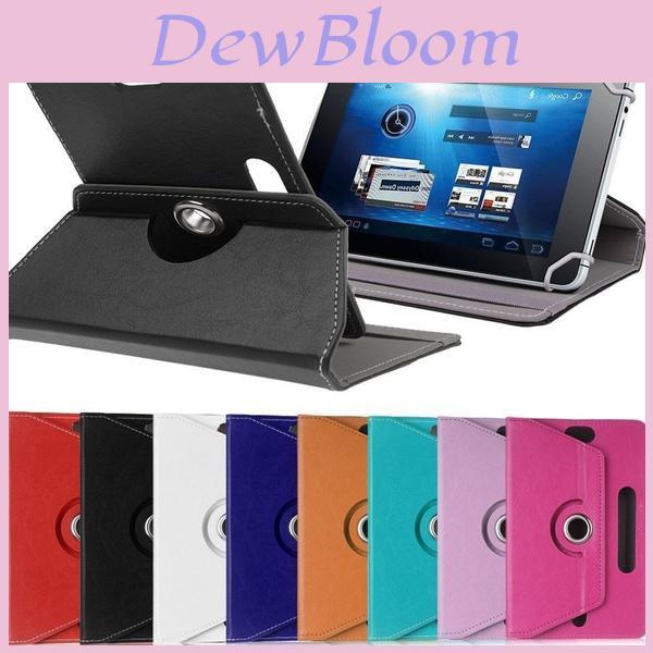 Premium Folio 360 Case Cover For Universal Android Tablet Pc 7" 8" 9" 10" With Elegant Design