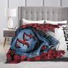 Fools Band F-Fighters  Flannel Blanket  Soft Durable Throw Blanket for Outdoor Travel Novelty Bedspread Sofa Bed Cover