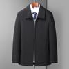 Jacket Men's Cotton Men's Casual Business Veteran Jacket Leader Padded Jacket Autumn and Winter Warm Thickened Warm