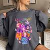 Women's Fashion Casual Long Sleeve Printed Round Neck Sweatshirt Top