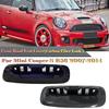 Front Engine Bonnets Hood Vent Scoop Air Outlet Cover Trim For 07-13 BMW Mini Cooper S R55 R56 R57 R58 Replacement Bonnet Grille