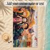 Beach TowelDemon Slayer Custom Name Text Personalized Soft Towel for Beach Pool Indoor Home Decor Gift