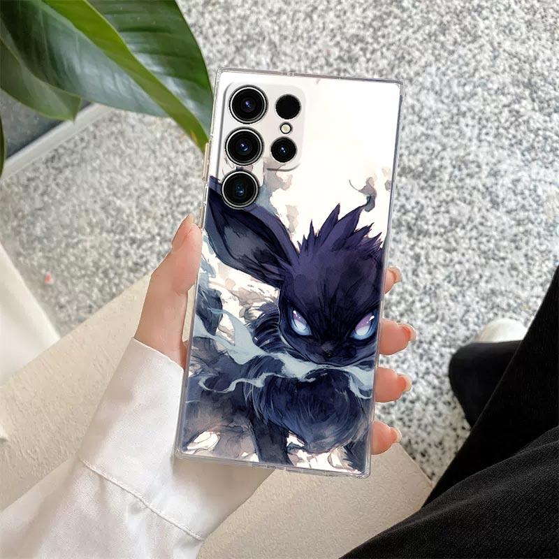 Pokemons Umbreons Gengars S25FE Clear Case For Samsung Galaxy S25 S24 S23 Ultra S20 S21 FE S22 Plus A56 A36 A17 A07 Phone Cover