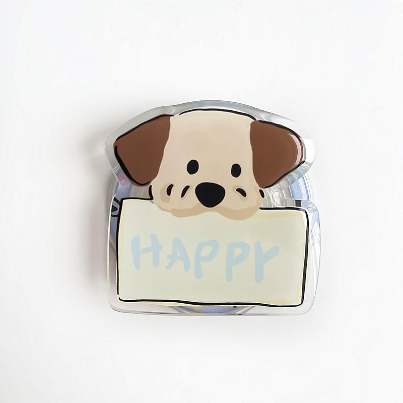 Cute Cartoon Dog Silicone MagSafe Phone Holder – Telescopic & Magnetic Airbag Design