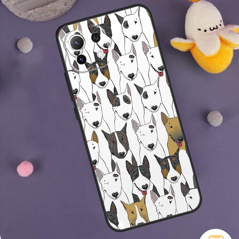 English Bull Terrier Dog Case For Xiaomi 15 14 Ultra 13T 14T 15T 17 Pro Max POCO F8 Ultra X5 X6 X7 F5 F6 F7 Pro Cover