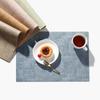 4pcs PU Leather Placemat Rectangular Coasters Durable Tableware Mat  Dinning