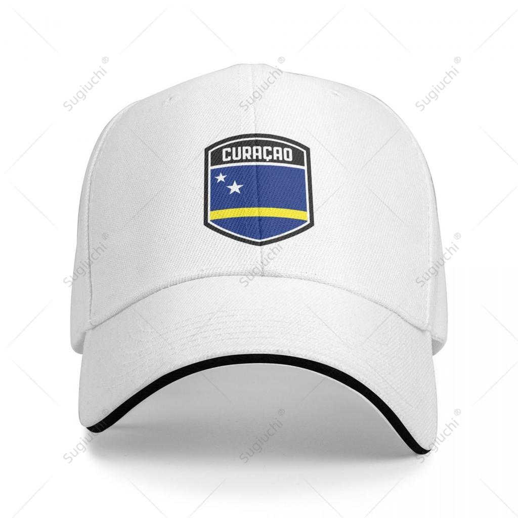 Multifunction Curacao Flag Shield Sandwich Baseball Cap Unisex Sports Casual Caps Golf Hat Fishing Outdoors