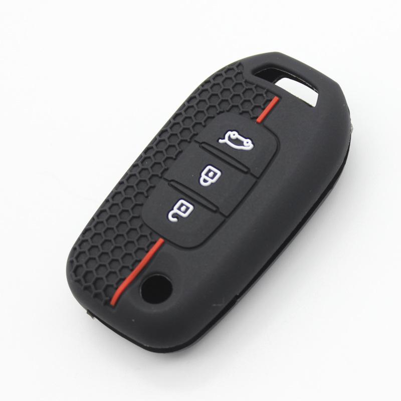 3-Button Honeycomb Silicone Key Case for Renault Kadjar, Captur, Megane