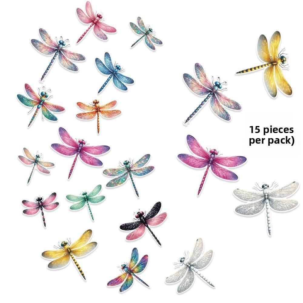Insect Birthday Spring Theme Wall Stickers With Dragonfly Designs For Party Kids