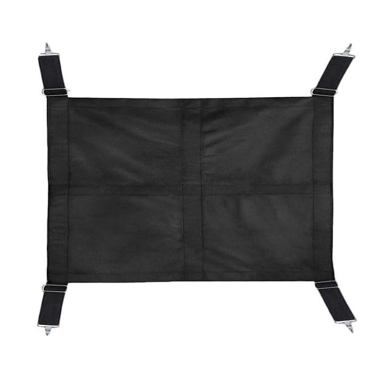 

ABJI-Adjustable Length Straps Included Horse Stall Guard Protective Fencing For Barn, For Tack Rooms, Horse Trailers- 27 1 Pcs чёрный