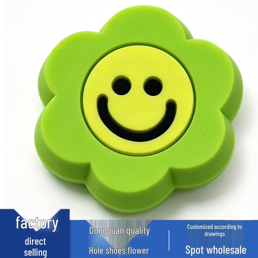 Cute Flower PVC Shoe Charms for Crocs - Versatile & Cool Decorations
