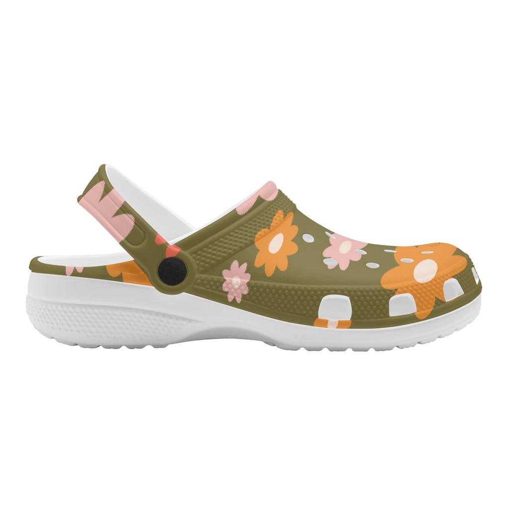 Cute Printed EVA Clogs Women Men Flexible Breathable Slip On Summer Sandals Casual Shoes Soft Sole Daily Walking Leisure Wear
