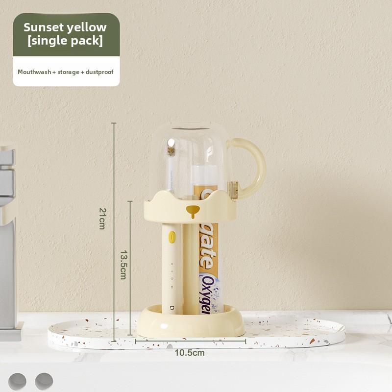 

Student Mouthwash Cup, Brushing Cup, Toothbrush, Toothache Tray, Toothware Storage Box, Washing and Grooming 301-400ml жёлтый