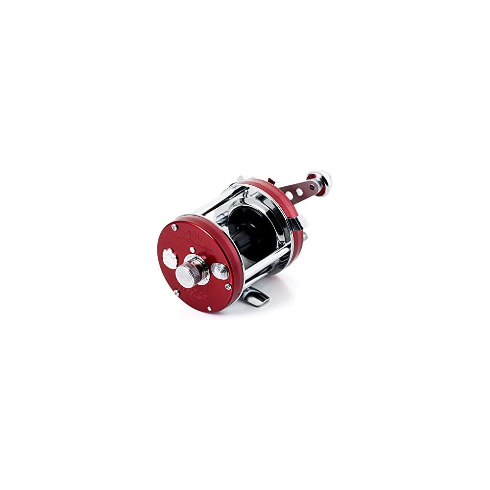 AbuGarcia Ambassadeur 6501CS Rocket Red Left Hand Counterbalance Handle Round Fishing Reel