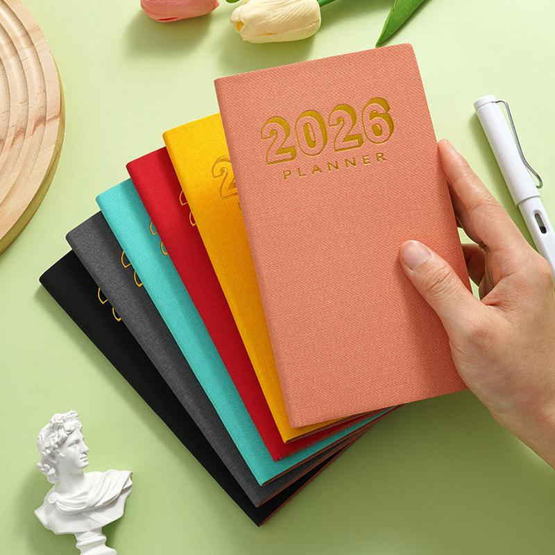 2026 Cross-border English Daily Planner: 365-Day Pocket Notebook & Time Management Handbook