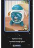 Cartoon Rocket Spaceship Piggy Bank - Large Capacity Savings Jar for Kids