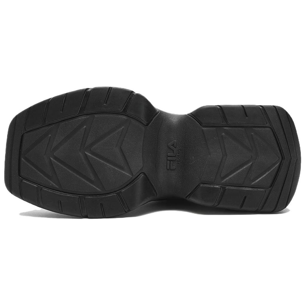 Fila Diva Leather Comfortable Versatile Low-Top Dad Sneakers Women Sneakers Black F12W411111FBK