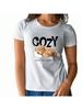 Wounisex's T-Shirt Short Sleeve Round Neck Cozy Graphic Tee 2023 Fast Ship