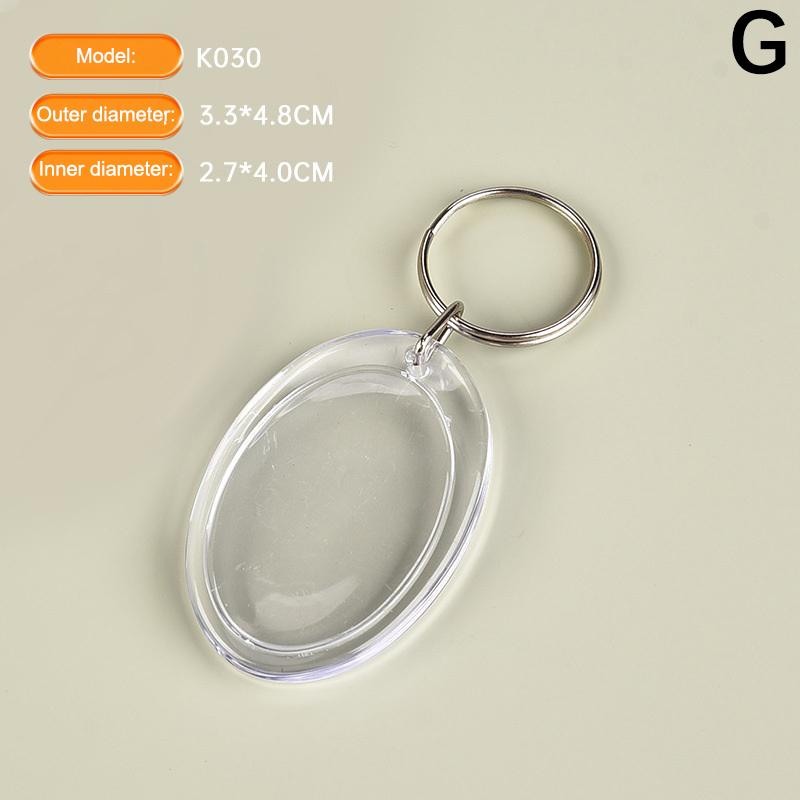 

10 шт. Прозрачный прямоугольный пустой прозрачный акриловый вкладыш фоторамка брелок брелок сделай сам разъемное кольцо брелок подарки