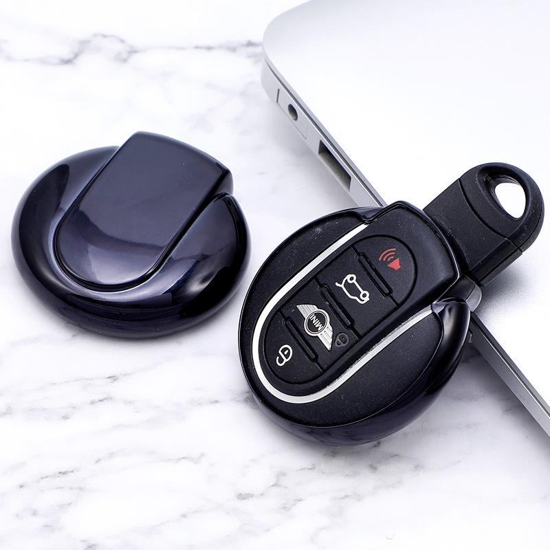 BMW Mini Cooper TPU Car Key Cover - Protective Half-Shell Case PE Bag