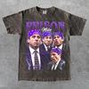 Prison Mike T-Shirt, The Office TV-Serie T-Shirt, Steve Carell als Michael Scott Lustiges Grafik-Shirt, Comedy-Serie Merch, Geschenk für Sitcom-Fan FD