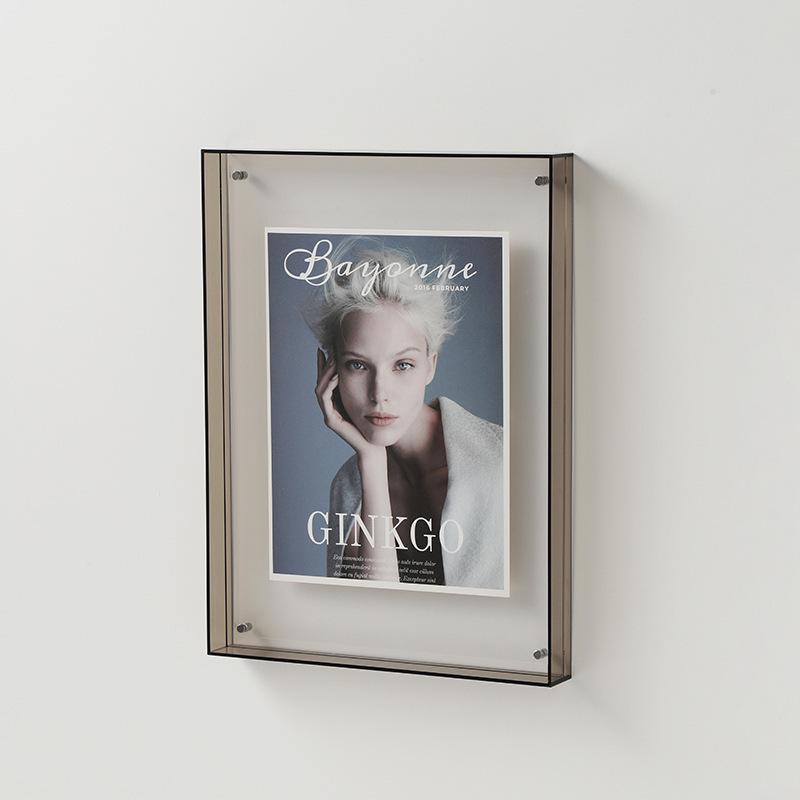 Modern Minimalist Rectangular Acrylic Wall Hanging Display Frame