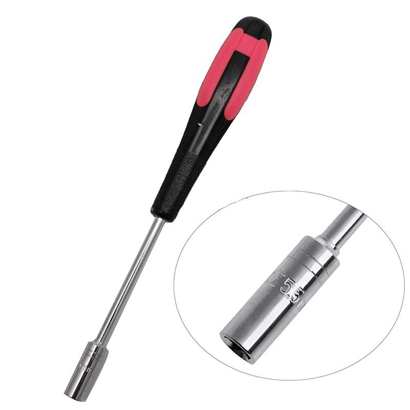 Nut Key Hex Screwdriver 1Pc Anti-slip Hollow Shaft Magnetic Bit Driver Wrenche Hex Nut Repair Tool Mini Handle Socket