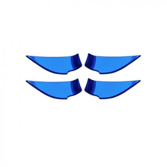 4X Steel  Blue Titanium  Inner Handle Bowl Trim For Subaru Crosstrek 2024
