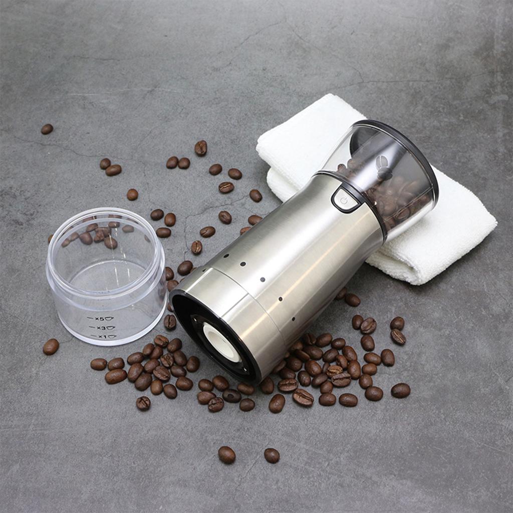 Household electric coffee machine portable usb coffee grinder small rechargeable coffee bean grinder