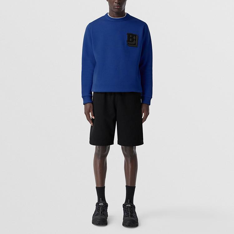 Burberry Sweatshirts Men's Blue Crew Neck Moderate Other 80501771