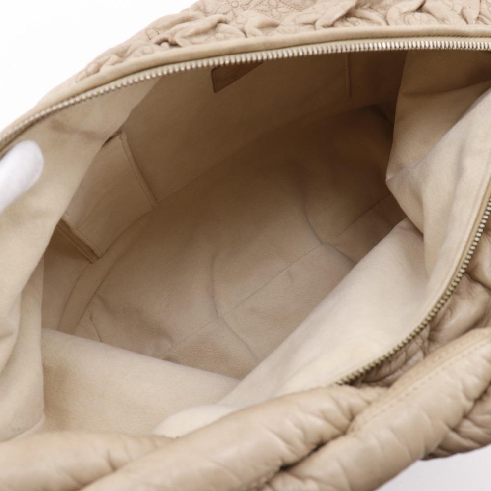 LOUIS VUITTON Nimbs GM Shoulder Bag M95423 Monogram Olamp beige lambskin Women Used
