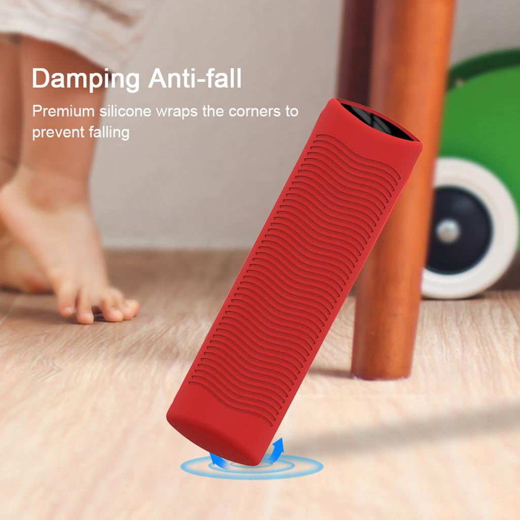 Scratch Resistant Silicone Case Precise Position Remote Protective Cover Compitable with Amazon Fire TV Stick (3rd Gen)