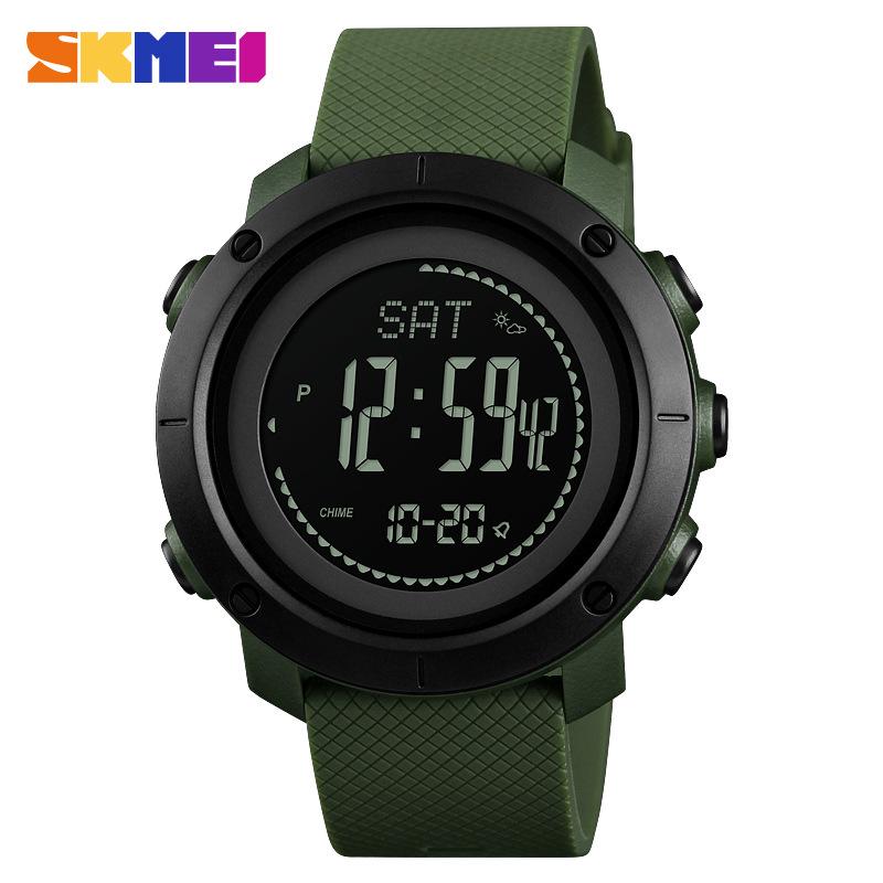 New Outdoor Sports Women's Watch High Air Pressure Compass Pedometer Stopwatch Alarm Compass Electronic Watch