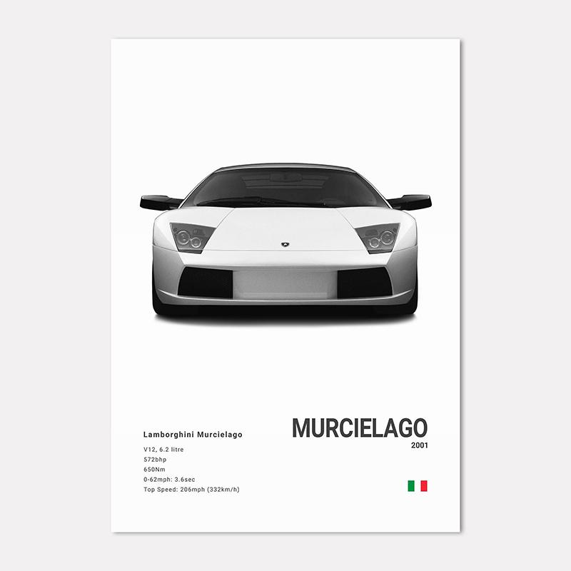 Famous Cars LP 640 Canvas Wall Art Print Poster Aventador URUS VENENO Decoration Mural Modern Home Decor Birthday Gift Unframed