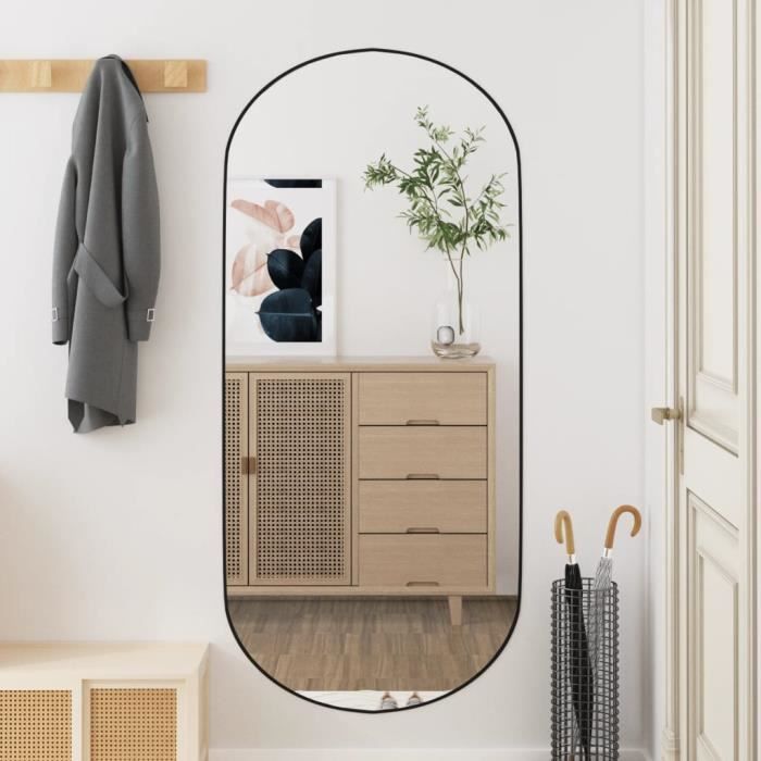 VidaXL Wall Mirror 45x100 Cm Glass Oval 350458