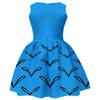Girls Sleeveless Dress Witch Hunting Girls Group Full Print Galaxy Music Note Skirt with Big Bow Kids Princess Party Birthday Casual Sundress Little