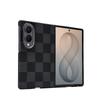 Affärs 600D Kolfiber Kevlar-textur Premium PC-telefonskyddsfodral för Samsung Galaxy Z Fold 8 Tunt Slim Magnetisk laddning Telefonfodral