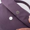 Borsa a tracolla da donna tinta unita a spalla in nylon leggera piccola quadrata
