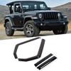 Clip On Window Visor Sun Rain Guard Defector Fit for Jeep Wrangler JL 4 Door 2018 2020